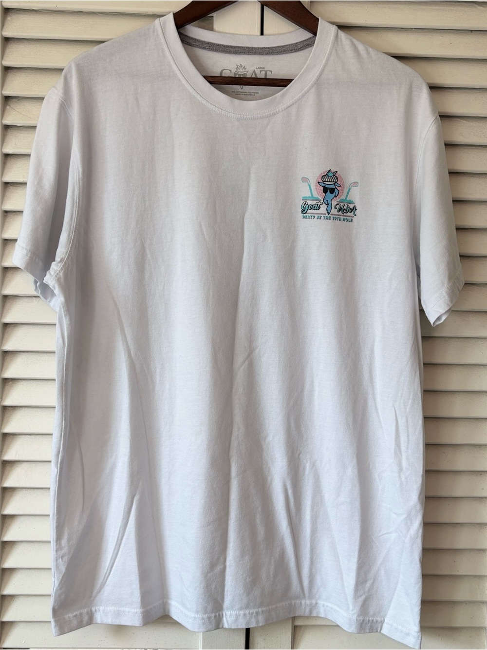 GOAT USA Golf Short Sleeve Graphic Tee with Small Chest Logo
